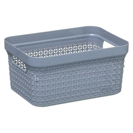 Scandi Grey Storage Basket - 17 Litres