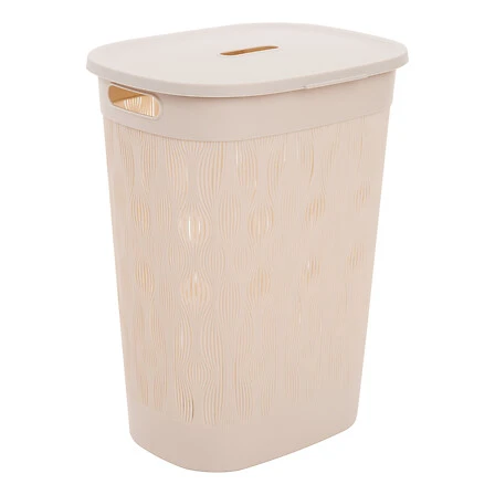 Leaf Laundry Chest - 58 Litres - Beige