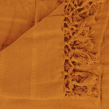 Bed Throw Ochre - 160 × 220 Centimeter