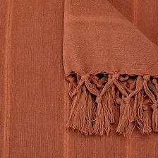 Bed Throw Anjali - 160 × 220 Centimeter - Terracotta