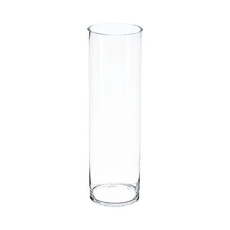 Clear Cylinder Vase - Height 50 Centimeter