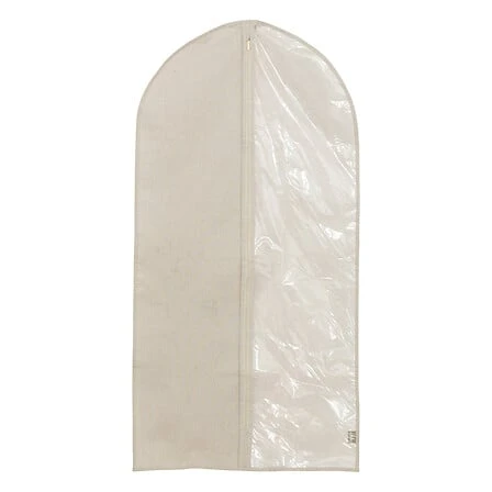 Dressy Hanging Garment Cover - Beige
