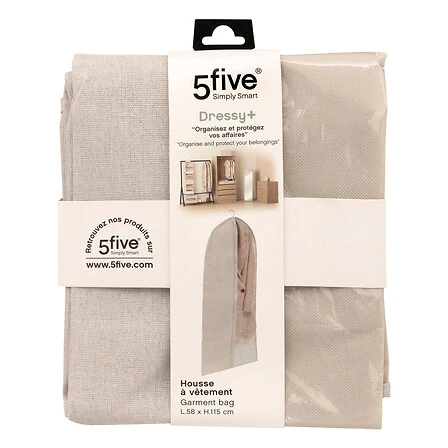 Dressy Hanging Garment Cover - Beige