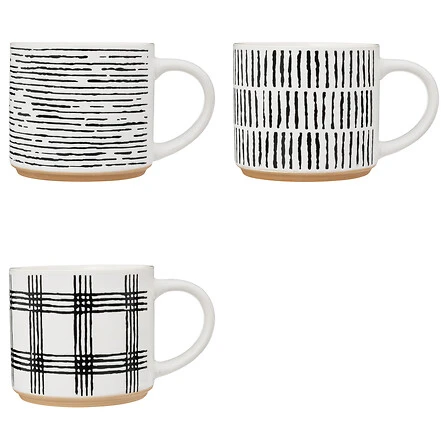 Geometric Matching Mug - 460 Millilitres - Assorted Design