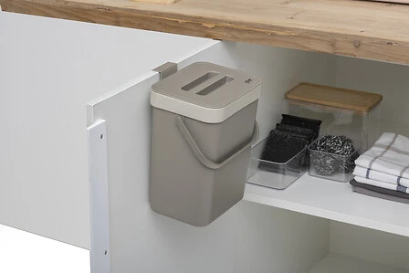 Compost Dustbin Plastic - Beige - 5 Liters