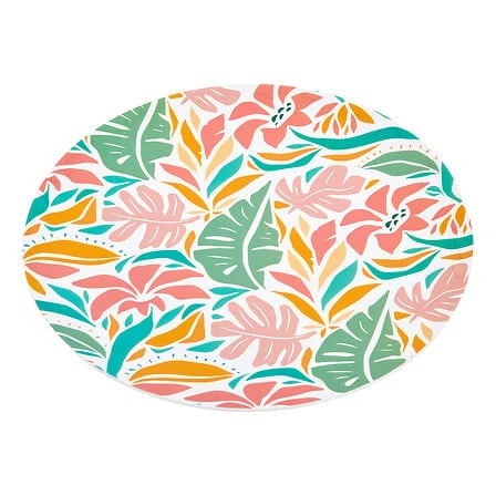 Eden Plate Printed Multicolor - Diameter 25 Centimeter