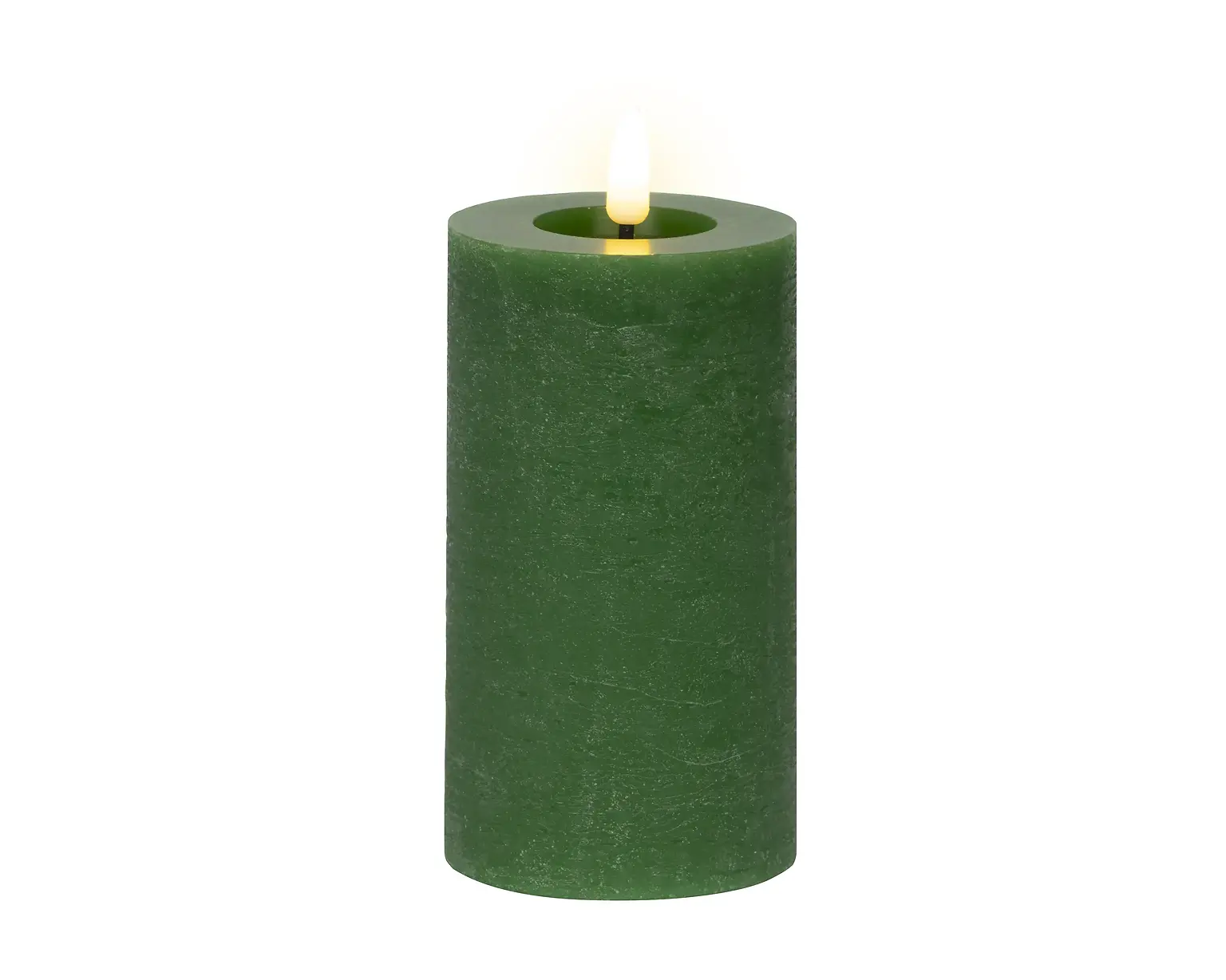 LED Wax Candle – Flame Effect - Green
