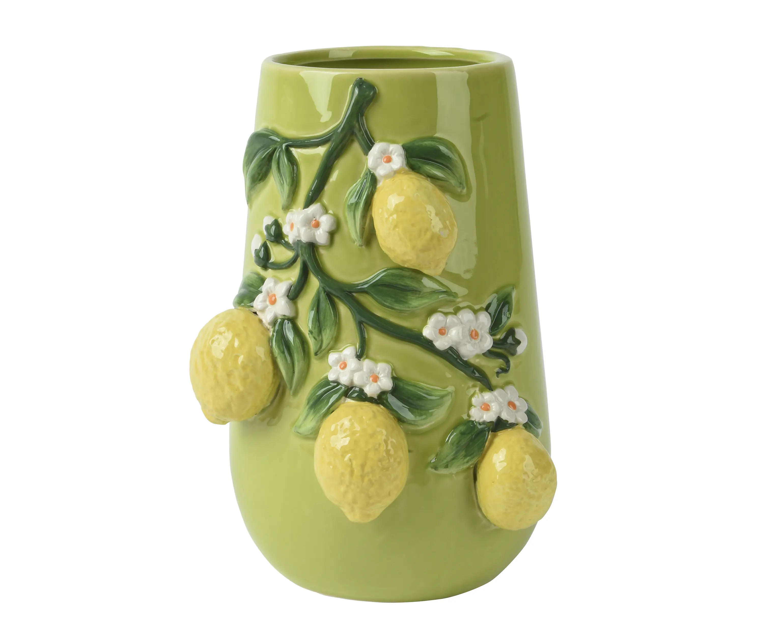 Vase Dolomite - Yellow and Green