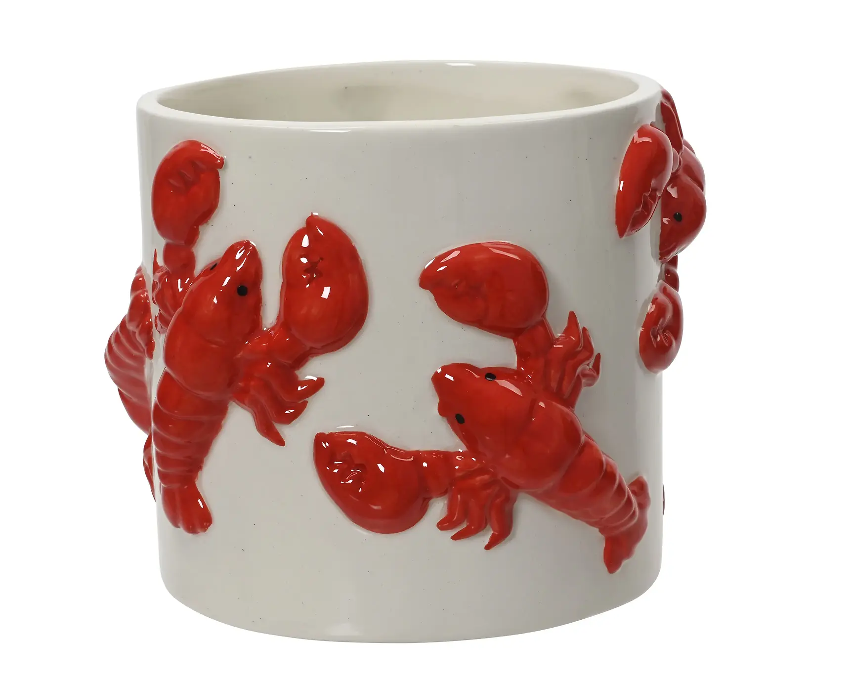 Planter Dolomite - Red and White