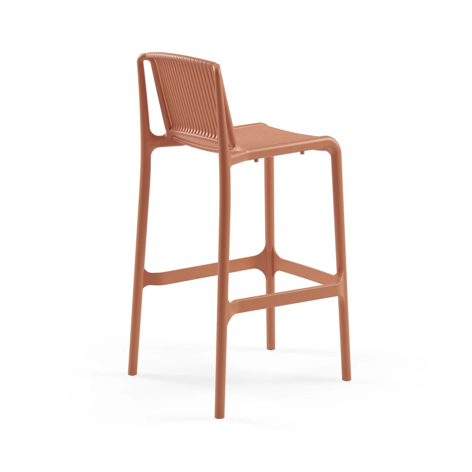 BAR CHAIR NES TERRACOTTA