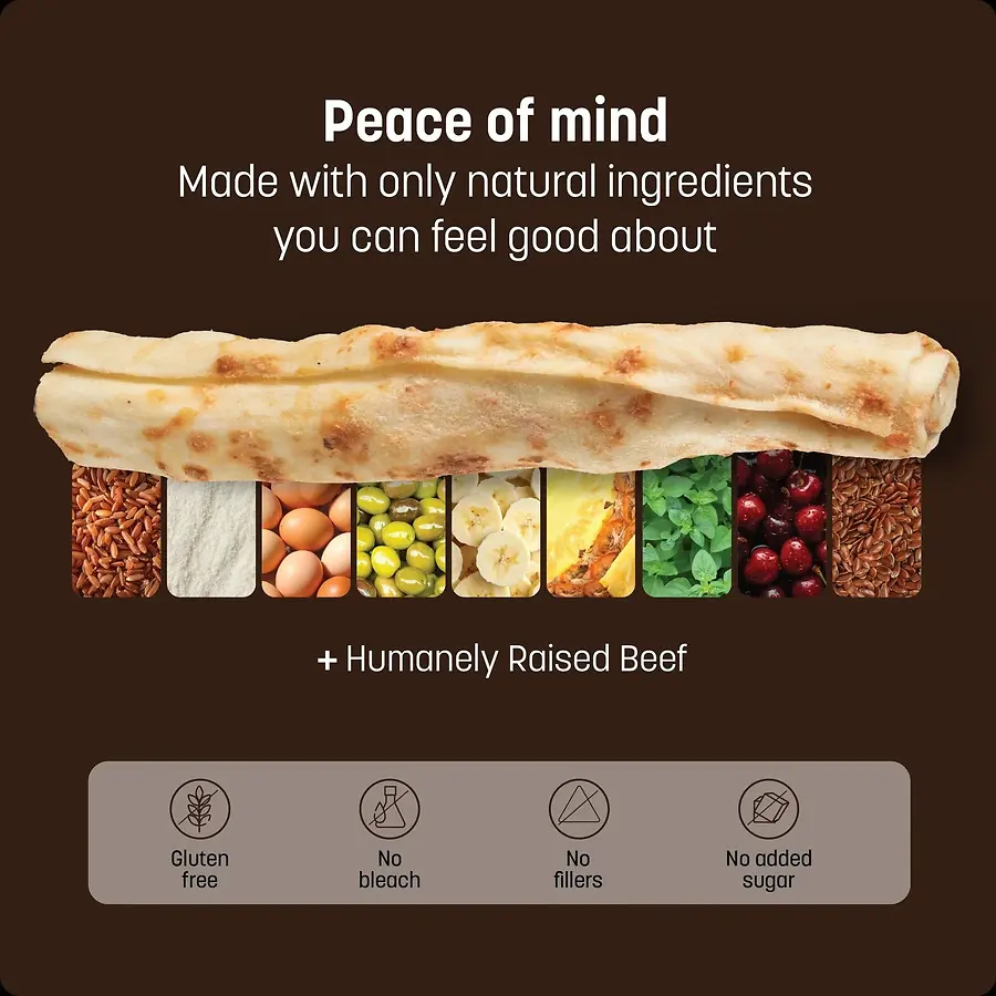 No-Hide Roll Beef Recipe Chew for Dogs Small
