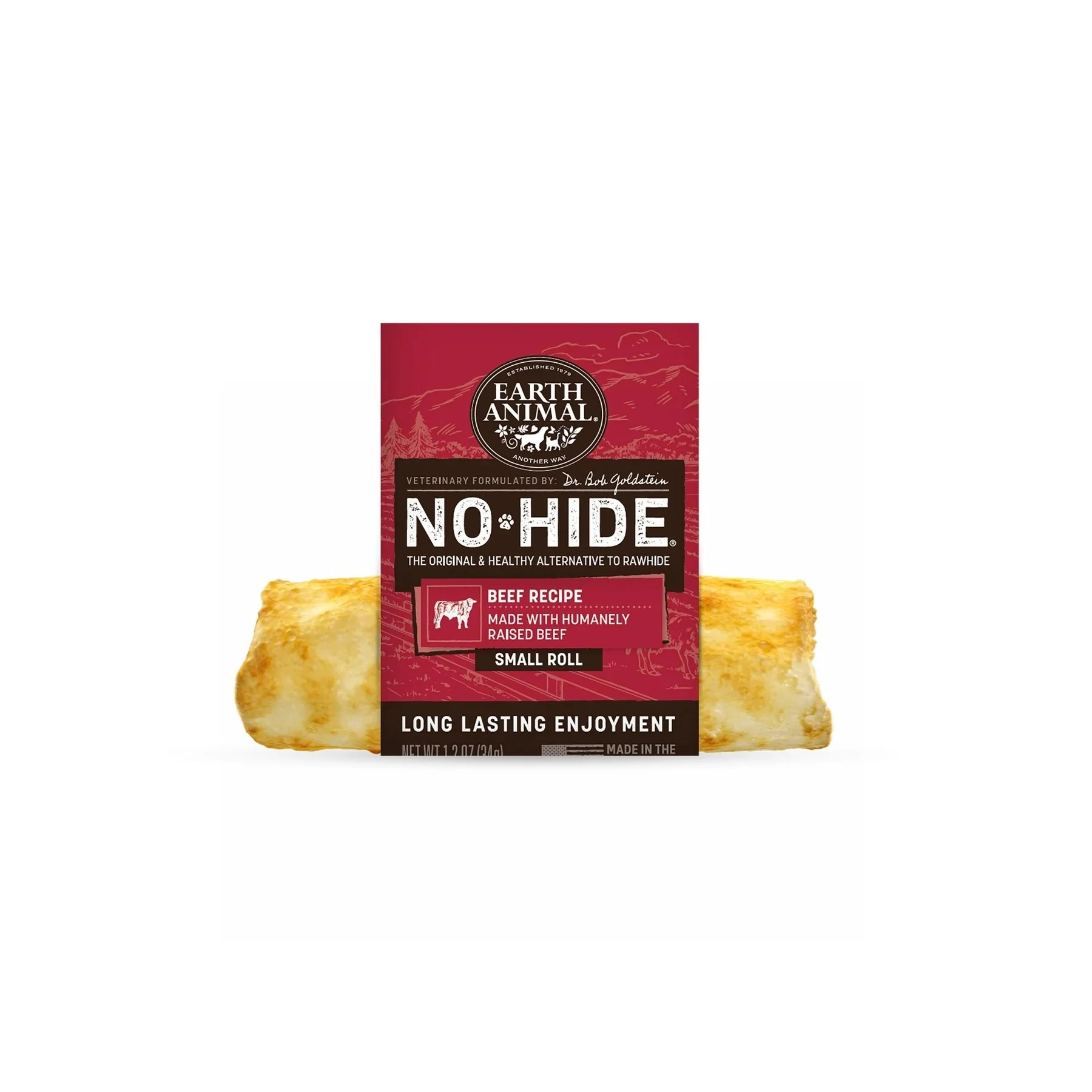No-Hide Roll Beef Recipe Chew for Dogs Small