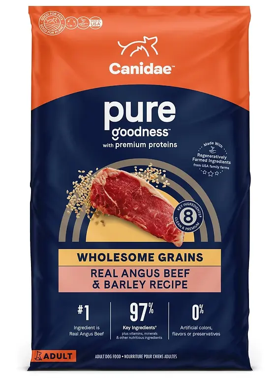 Pure Goodness Wholesome Grains Beef & Barley Recipe Dry Dog Food 4 lb