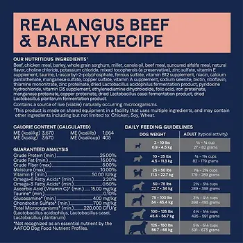 Pure Goodness Wholesome Grains Beef & Barley Recipe Dry Dog Food 4 lb