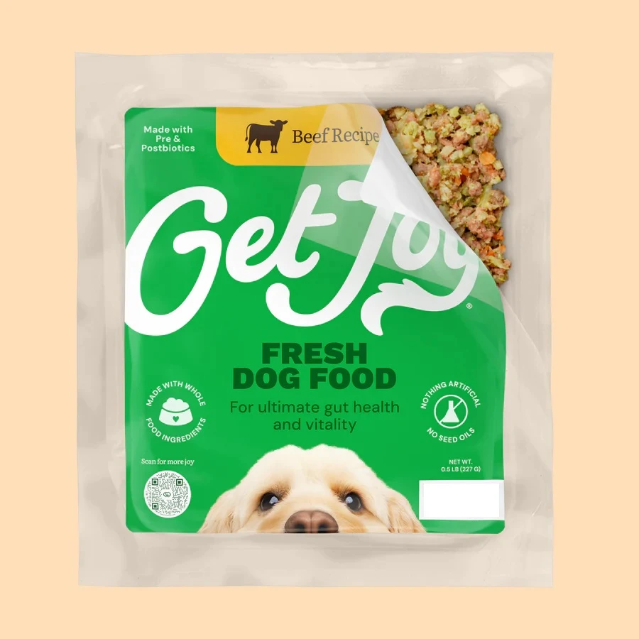 Beef Recipe Gently Cooked Frozen Fresh Dog Food 8.82 oz