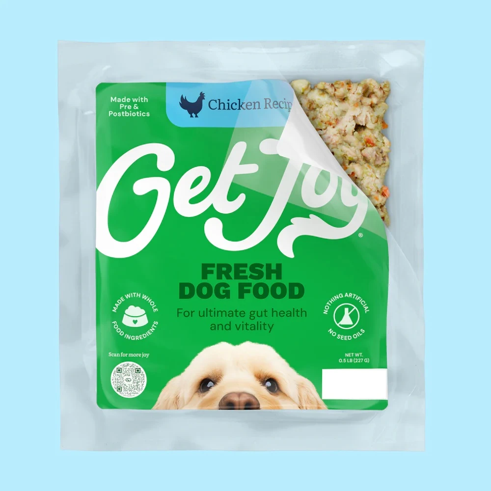 Chicken Recipe Gently Cooked Frozen Fresh Dog Food 8.82 oz