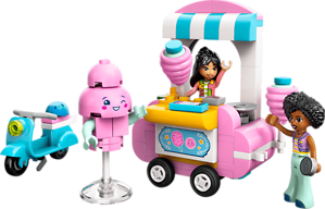 LEGO COTTON CANDY STAND AND SCOOTER