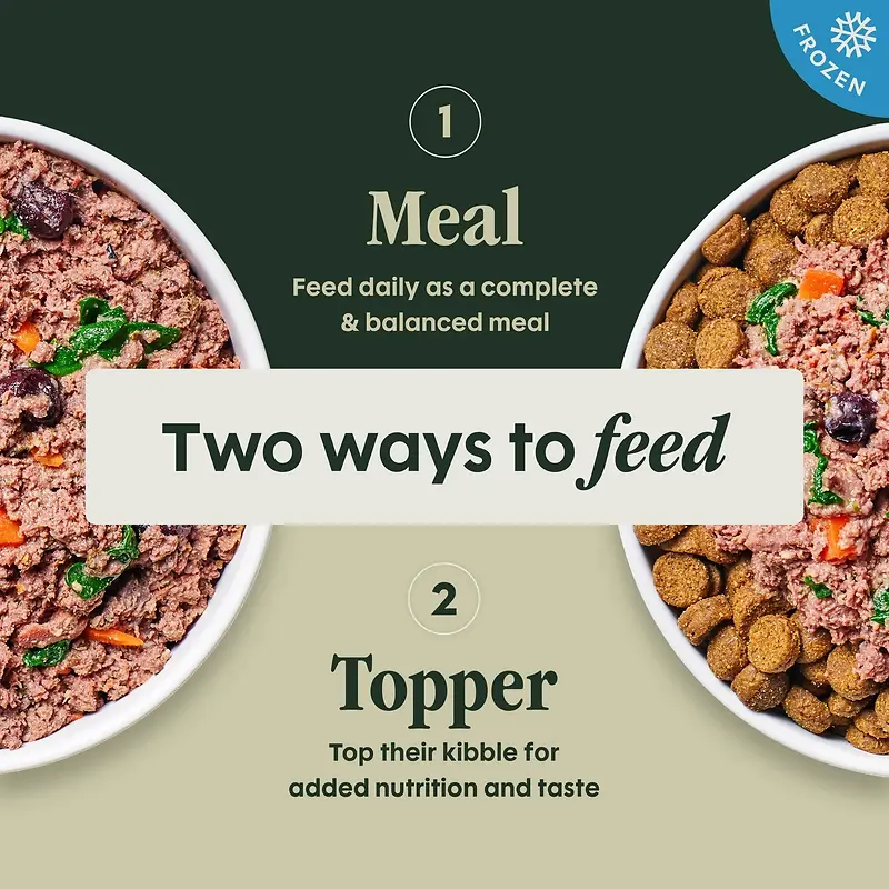 FreshRaw Meals Recipe Sampler Frozen Dog Food 6 - 8 oz Pouches