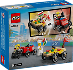 LEGO PIZZA VS. FIRE TRUCK RACE CAR PACK