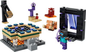 LEGO MINECRAFT NETHER & END PORTAL JOURNEY
