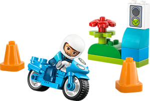 LEGO® DUPLO® BLUE POLICE MOTORCYCLE