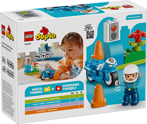 LEGO® DUPLO® BLUE POLICE MOTORCYCLE