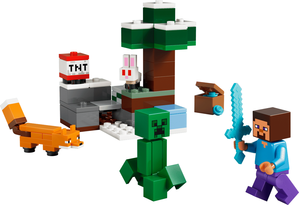 LEGO MINECRAFT STEVE'S TAIGA ADVENTURE