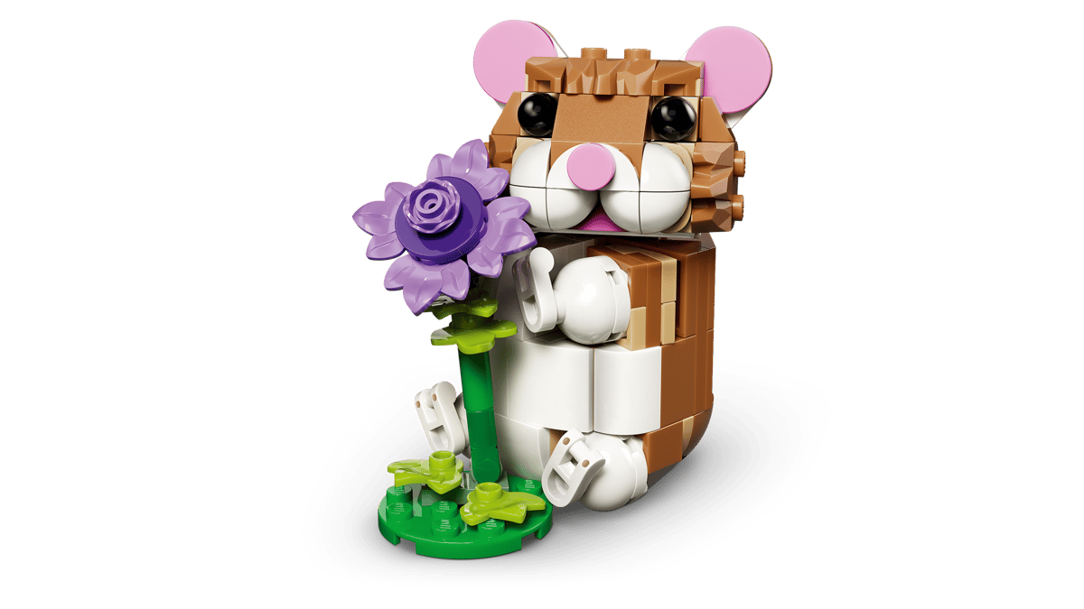 LEGO CREATOR 3-IN-1 CUTE HAMSTER WITH A FLOWER