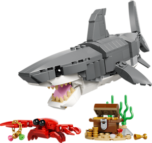 LEGO CREATOR 3-IN-1 FIERCE SHARK WITH A TREASURE CHEST