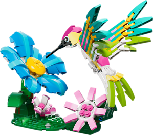 LEGO CREATOR 3-IN-1 WILD ANIMALS: COLOURFUL HUMMING BIRD
