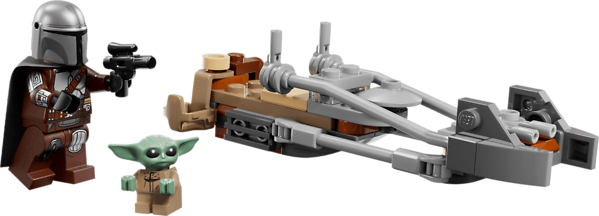 LEGO STAR WARS THE MANDALORIAN & GROGU'S SPEEDER BIKE