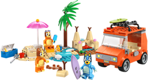 LEGO BLUEY'S BEACH & FAMILY CAR TRIP