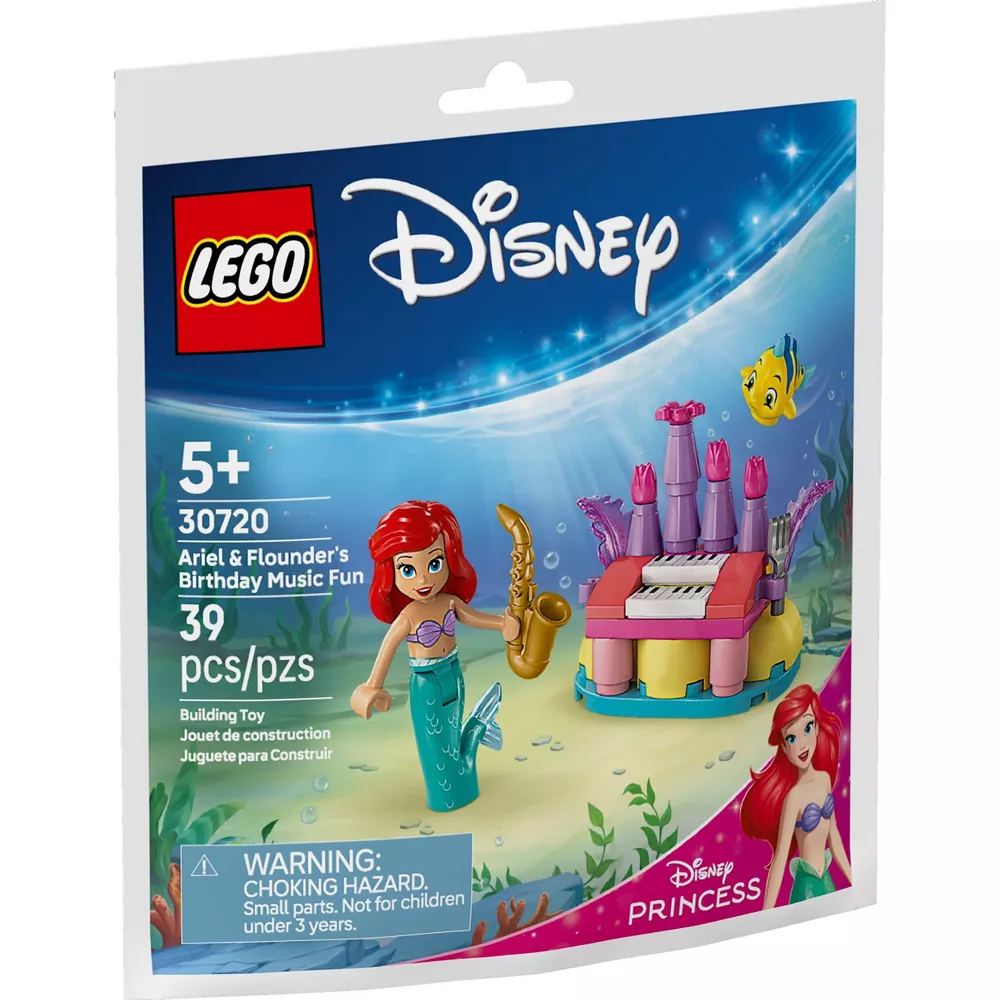 LEGO DISNEY ARIEL & FLOUNDER'S BIRTHDAY MUSIC FUN