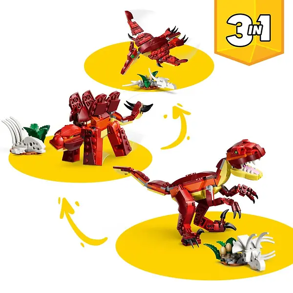 LEGO CREATOR 3-IN-1 FIERCE DINOSAUR