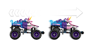 LEGO TECHNIC MONSTER JAM™ SPARKLE SMASH™ PULL-BACK TOY