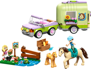 LEGO FRIENDS HORSE & BABY FOAL TRAILER