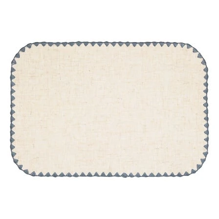SC SANDRINE PLACEMAT - BLUE - 45X30 CM
