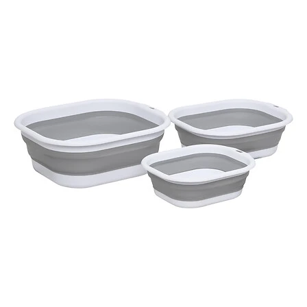 5FIVE SET OF 3 RETRACTABLE BASINS 3L, 5L & 10L