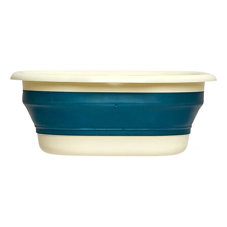 5FIVE SET OF 3 RETRACTABLE BASINS 3L, 5L & 10L. ASSORTED COLOURS