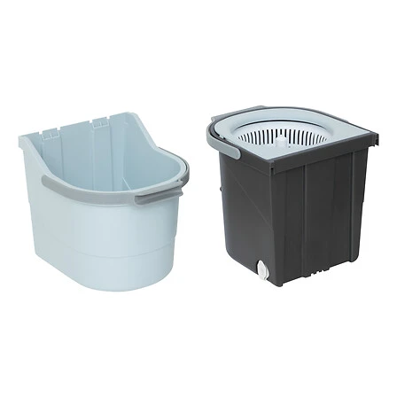 5FIVE STEPA MECHANICAL DOUBLE BUCKET WITH ROTATING MOP. 7L & 8.2L
