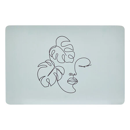 SG FACE PLACEMAT - ASSORTED COLORS - 45X30 CM