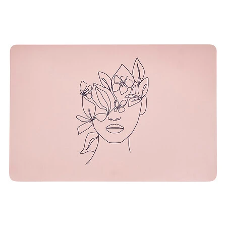 SG FACE PLACEMAT - ASSORTED COLORS - 45X30 CM