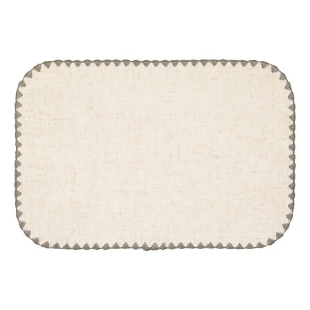 SG SANDRINE PLACEMAT - GREY - 45X30 CM