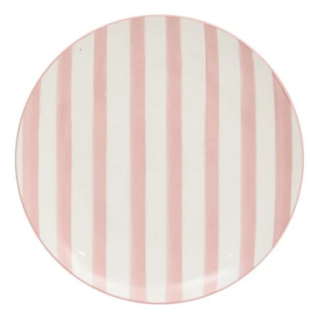 CHARLIE DINNER PLATE - PINK - DIAM 27 CM