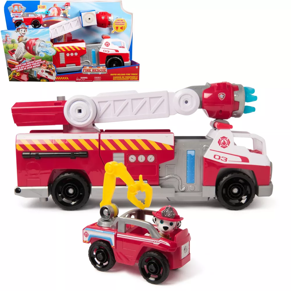 PAW PATROL FIRE RESCUE DELUXE FIRE TRUCK TOY