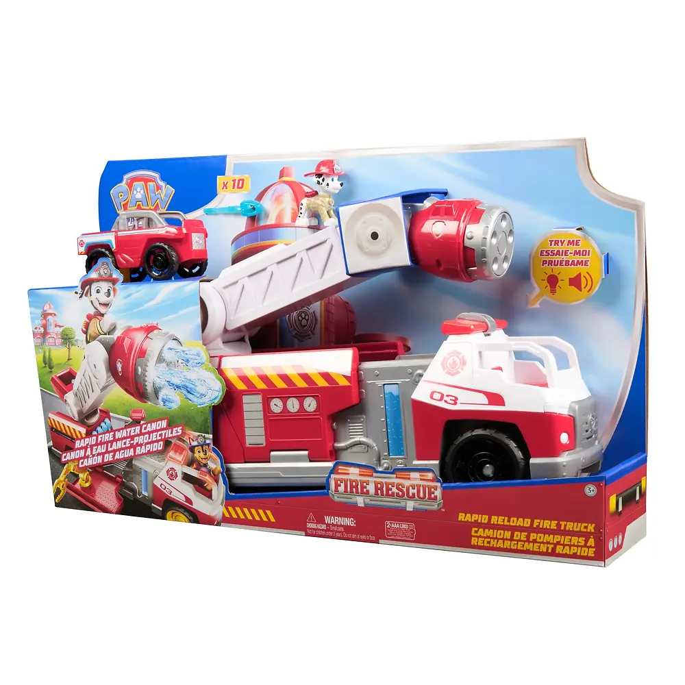 PAW PATROL FIRE RESCUE DELUXE FIRE TRUCK TOY