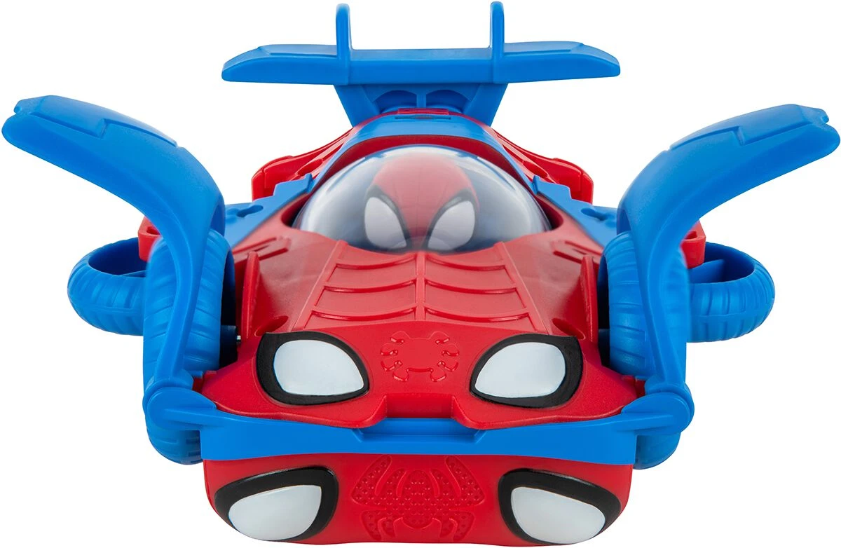 MARVEL SPIDEY FLIP & JET TRANSFORMING VEHICLE