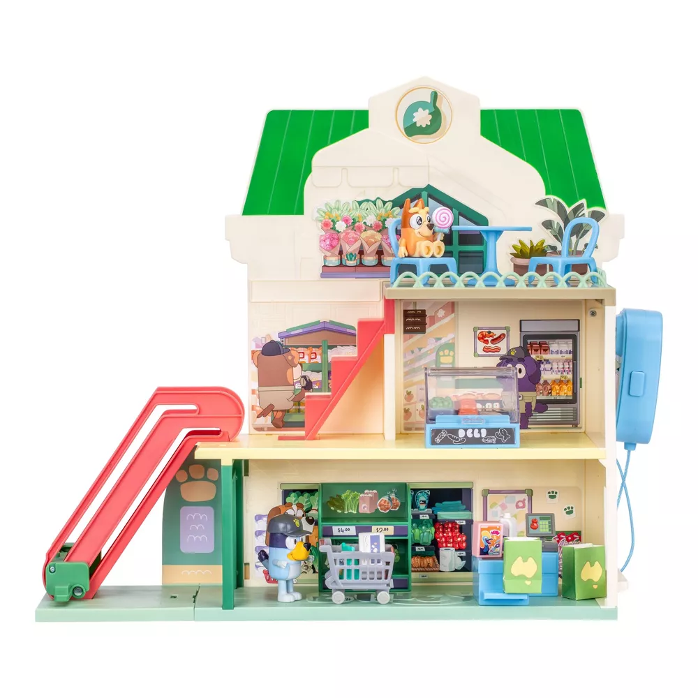 BLUEY LET'S PLAY CHEF SUPERMARKET PLAYSET