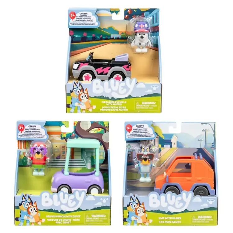 BLUEY BASIC VEHICLE - ASSORTED