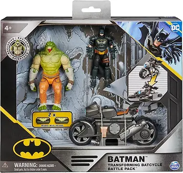 DC BATMAN TRANSFORMING BATCYCLE BATTLE PACK